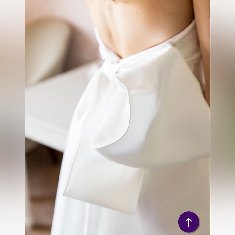 Carolina Herrera Hunter Wedding Gown - Picture 3 of 5
